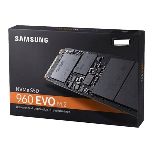 Твердотельный диск 500GB Samsung 960 EVO, M.2, PCI-E 3.0 x4 [R/W - 3200/1800 MB/s]
